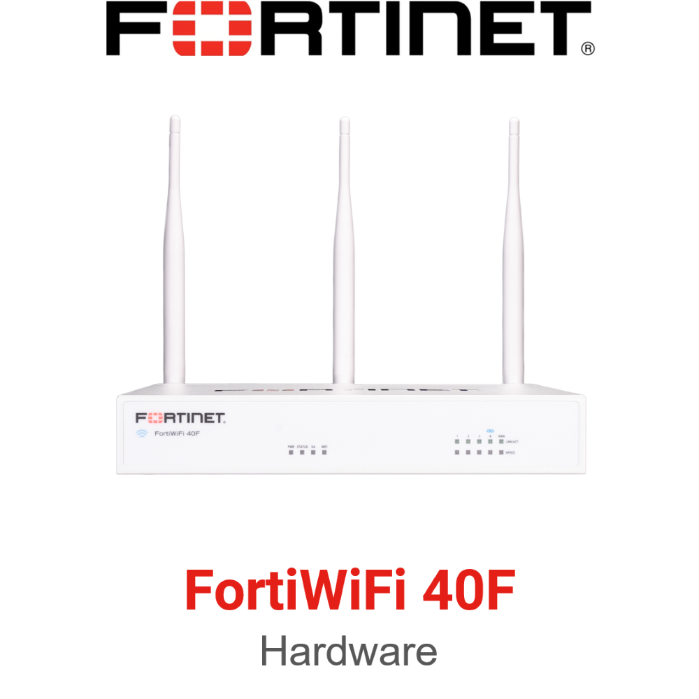Fortinet FortiWifi 40F Firewall (FWF-40F-E) | EnBITCon systemhouse